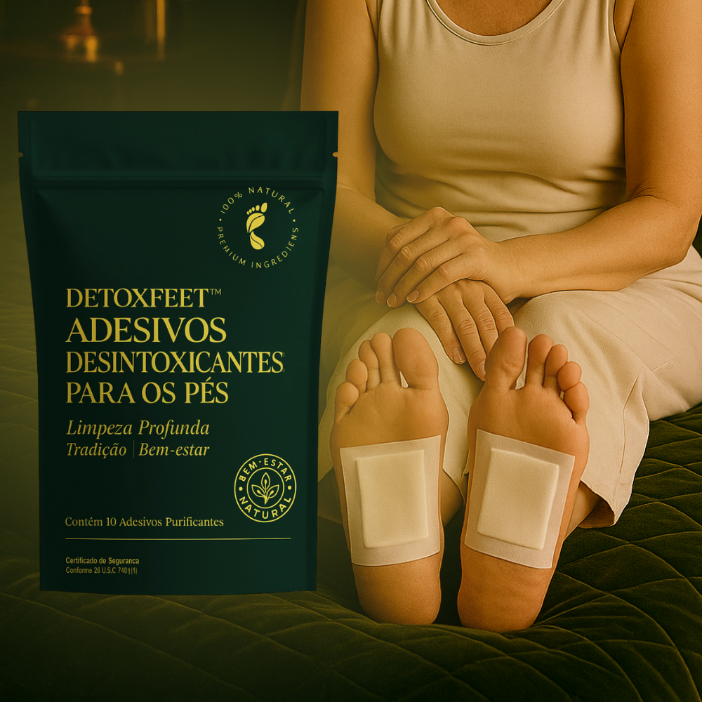 DETOXFEET™ – DESINTOXICA, DESCANSA E RENOVA DURANTE A NOITE